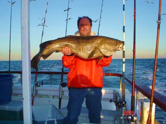 Miss Montauk - Onboard the Miss Montauk II ~ Chum Bag Kevin caught