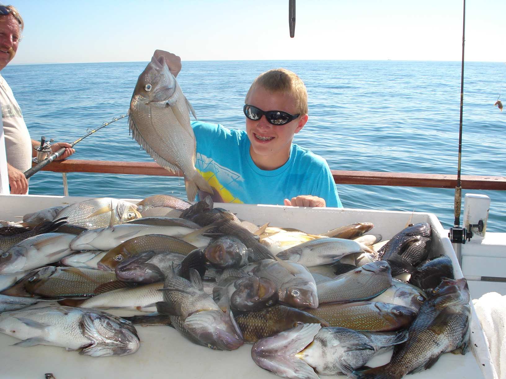 Miss Montauk - Onboard the Miss Montauk II ~ Chum Bag Kevin caught